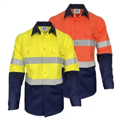 Camicia da lavoro ad alta visibilità